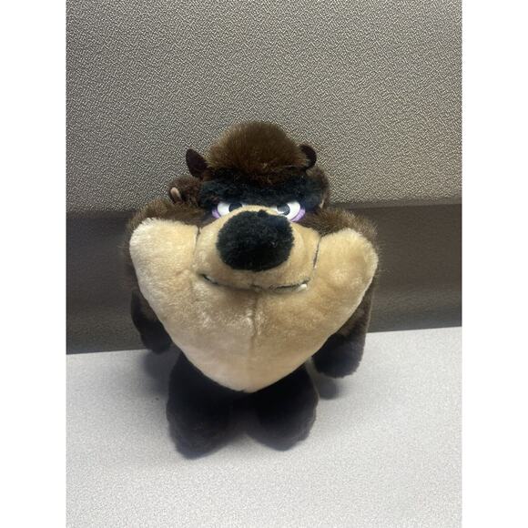 Vintage Tasmanian Devil Plush 1992 Warner Bros Looney Tunes Taz 24k Company - Picture 1 of 5